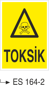 Zehirli Madde Levhaları - Toksik Es 164-2
